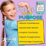 I Am Confident, Brave & Beautiful: A Coloring Book for Girls