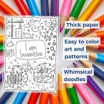 I Am Confident, Brave & Beautiful: A Coloring Book for Girls