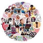 Empowering Feminist Stickers Pack – 50 Designs