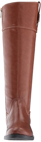 Tommy Hilfiger Women's SHYENNE Equestrian Boot, Cognac, 8