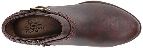 LifeStride womens Adriana Ankle Bootie, Brown, 8 US
