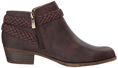 LifeStride womens Adriana Ankle Bootie, Brown, 8 US