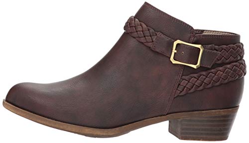 LifeStride womens Adriana Ankle Bootie, Brown, 8 US