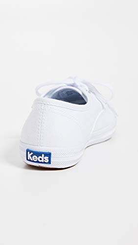 Keds womens Champion Canvas Sneaker, White, 7.5 US