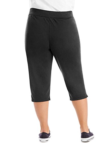 Just My Size Women's Plus-SizeFrench Terry Capri with Pockets