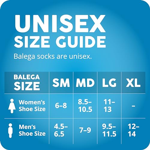 Balega Hidden Comfort Performance No Show Athletic Running Socks for Men and Women (1 Pair), White, Medium
