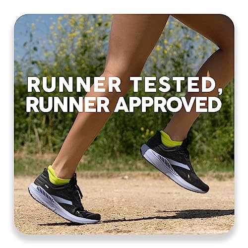 Balega Hidden Comfort Performance No Show Athletic Running Socks for Men and Women (1 Pair), White, Medium