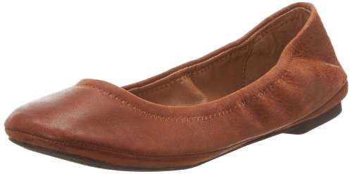 Lucky Brand Women's Emmie Ballet Flat, Bourbon, 7 M US