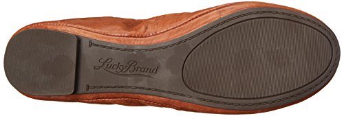 Lucky Brand Women's Emmie Ballet Flat, Bourbon, 7 M US