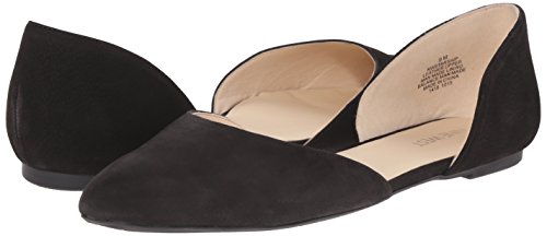 Nine West Women's Starship Ballet Flat, Black, 9