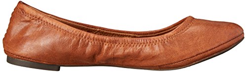 Lucky Brand Women's Emmie Ballet Flat, Bourbon, 7 M US