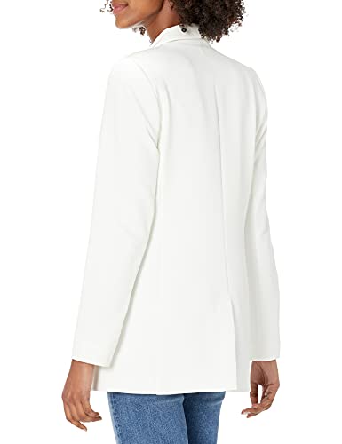 The Drop Women's Blake Long Blazer Blazer, -Ivory, M