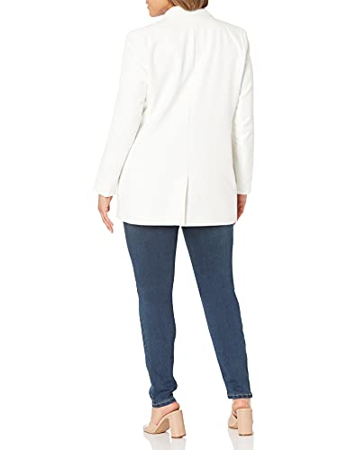 The Drop Women's Blake Long Blazer Blazer, -Ivory, M