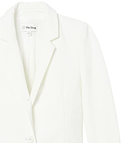 The Drop Women's Blake Long Blazer Blazer, -Ivory, M
