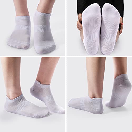 ATBITER Ankle Socks Women's Thin Athletic Running Low Cut No Show Socks With Heel Tab 6 Pairs