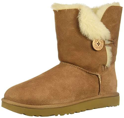 UGG Women's Bailey Button II Boot, Chestnut, 10