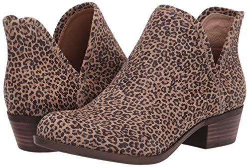 Lucky Brand womens Baley Ankle Boot, Eyelash, 10 US