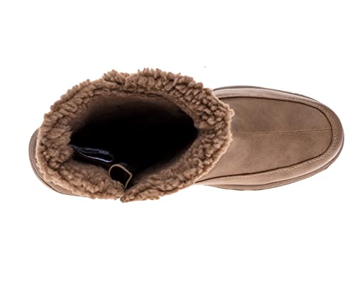 Eddie Bauer Women's Cold Weather Boots Side Zipper Dual Button Amanda