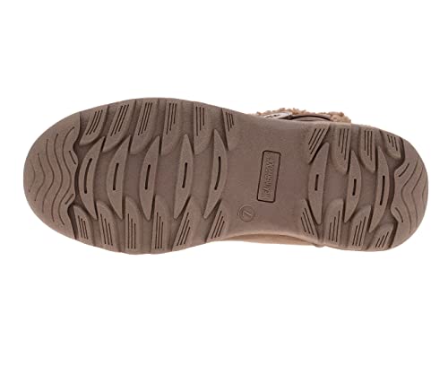 Eddie Bauer Women's Cold Weather Boots Side Zipper Dual Button Amanda