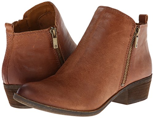 Lucky Brand womens Basel Ankle Boot, Toffee, 8.5 W US