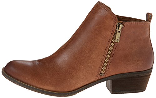 Lucky Brand womens Basel Ankle Boot, Toffee, 8.5 W US