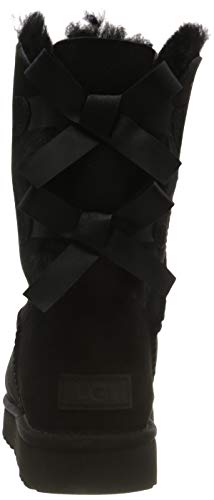 UGG womens Bailey Bow Ii Boot, Black, 9 US