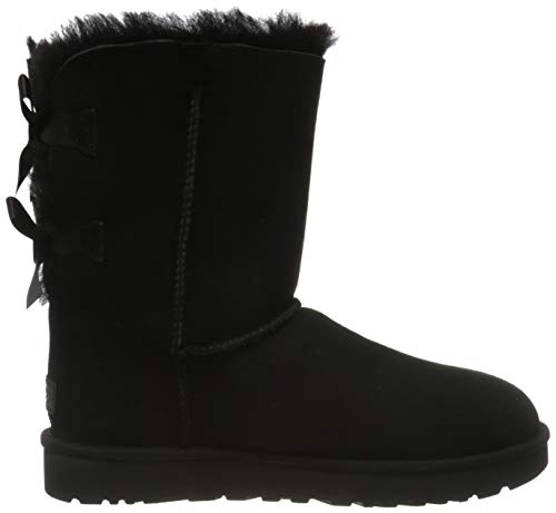UGG womens Bailey Bow Ii Boot, Black, 9 US