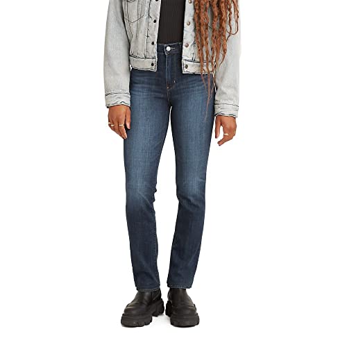 Levi's Women's 724 High Rise Straight Jeans, Carbon Glow, 29 (US 8) S