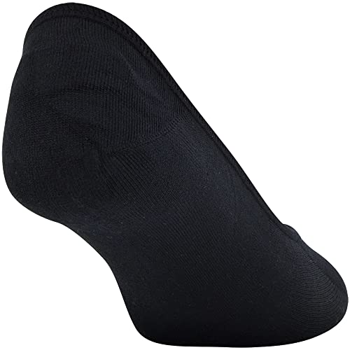 Peds Women's Lightweight Low Cut No Show Socks, Multipairs, Black (6-Pairs), Shoe Size: 5-10