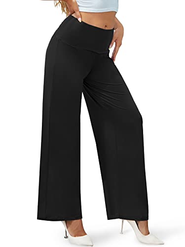 Arolina Women's Stretchy Wide Leg Palazzo Lounge Pants Casual Comfy High Waist Palazzo Pants