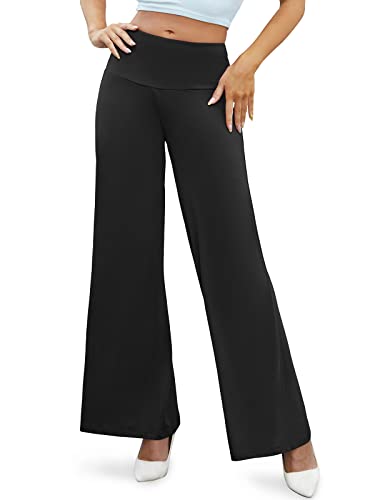 Arolina Women's Stretchy Wide Leg Palazzo Lounge Pants Casual Comfy High Waist Palazzo Pants