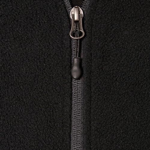 Amazon Essentials Women's Classic-Fit Full-Zip Polar Soft Fleece Jacket (Available in Plus Size), Black, Medium