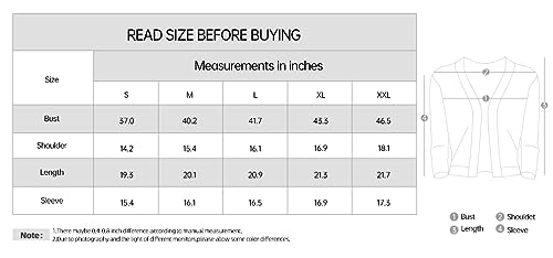 Urban CoCo Women's 3/4 Sleeve Cropped Cardigan Sweater Elegant Shrugs for Women (M, Black)