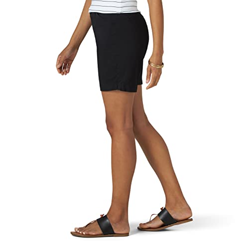 Lee Women's Regular Fit Chino Walkshort, Black, 12