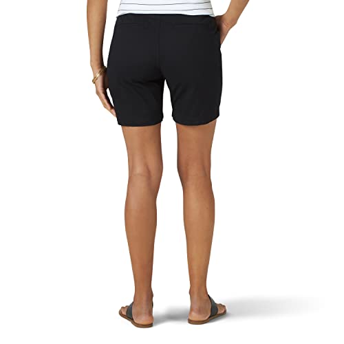 Lee Women's Regular Fit Chino Walkshort, Black, 12
