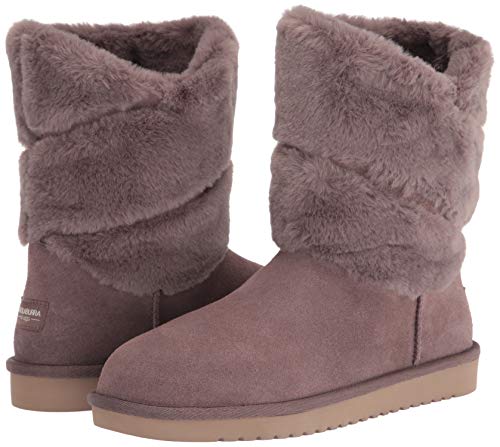 Koolaburra by UGG womens Dezi Short Mid Calf Boot, Cinder, 6 US