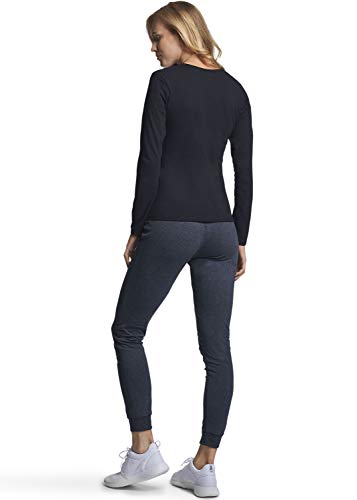 Russell Athletic womens Cotton Performance T-shirts T Shirt, Long - Black, Small US