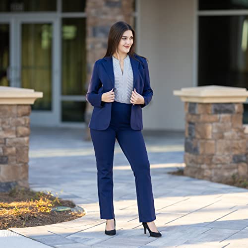 Navy Business Blazer Pant Suit Set for Women