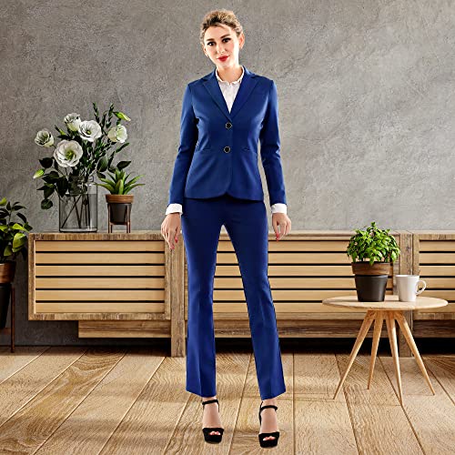 Navy Business Blazer Pant Suit Set for Women