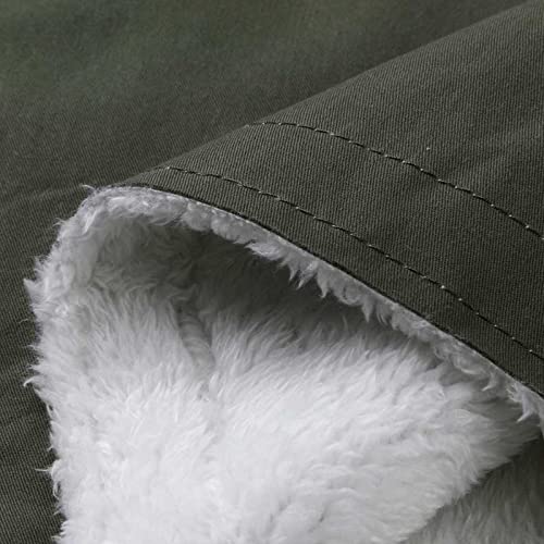 RMXEi Jean Jacket Women,Flannel Jackets For Women Trench Coats For Women Winter Jackets For Women Jackets For Women Womens Rain Coat Womens Faux Fur Coat Hooded Trench Coat(Dark Green,Large)