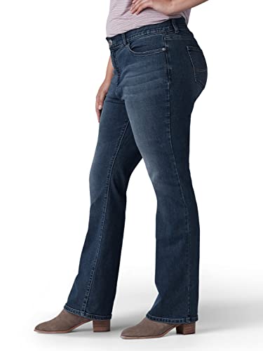 Flex Motion Regular Fit Bootcut Jean, Renegade, 20 Plus