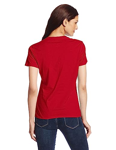 Hanes Women's Nano T-Shirt, X-Large, Deep Red