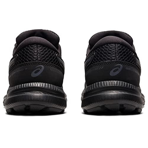 ASICS Women's Gel-Contend 7 Running Shoes, 8, Black/Carrier Grey