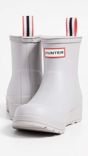 Hunter Original Women's Play Short Waterproof Rain Boots (Zinc Grey, US Size 8)