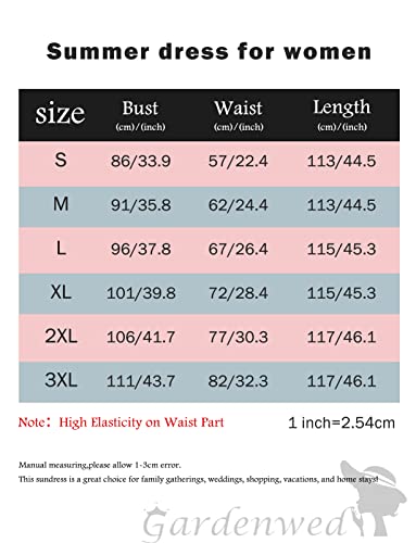 Chiffon Floral Summer Sun Beach Dresses for Women 2023 with V Neck Elastic Waist White Flower M