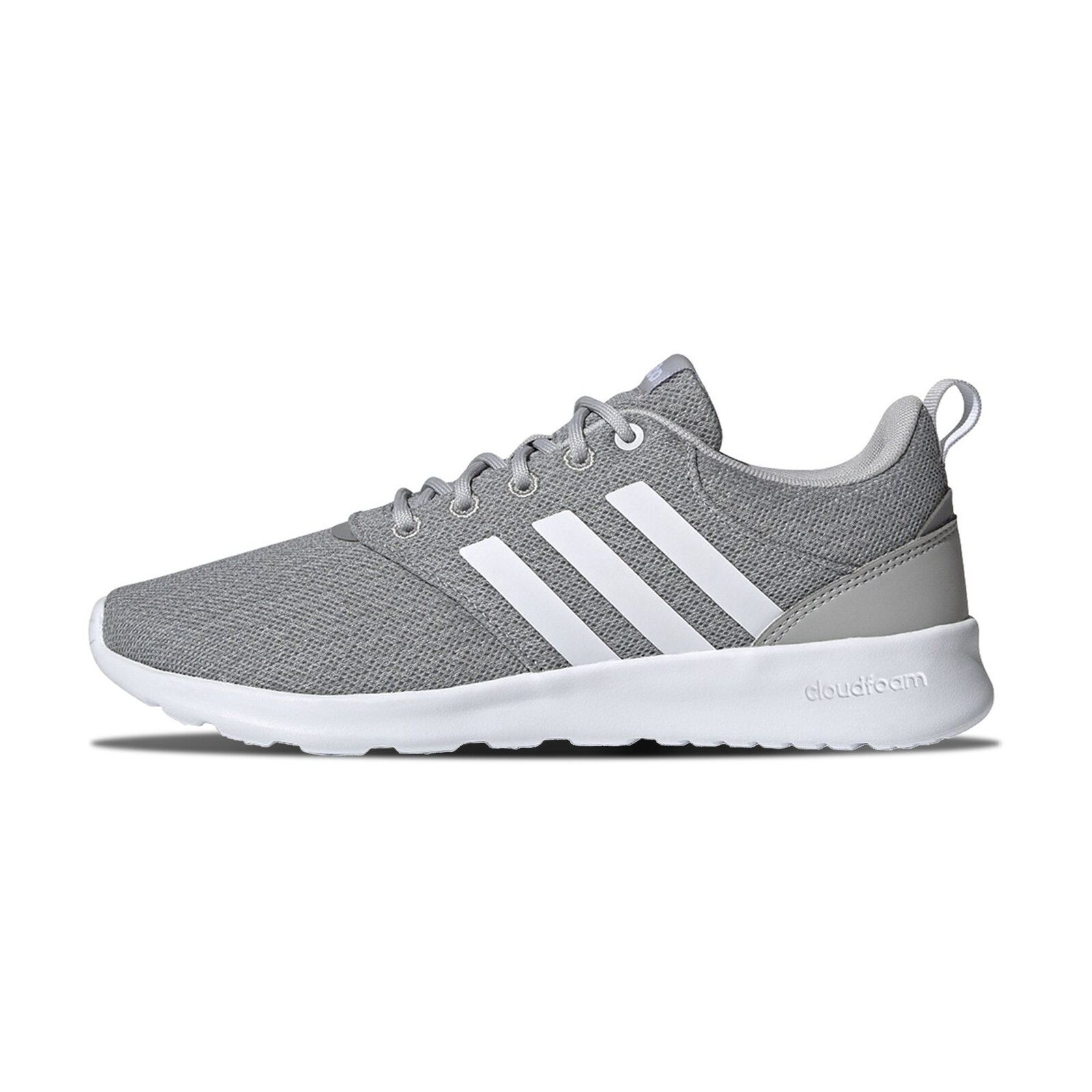 adidas Women's QT Racer 2.0 Running Shoe, Grey/White/Grey, 7.5