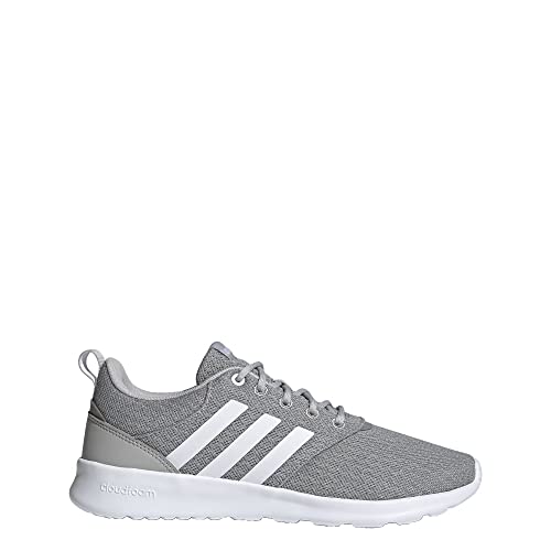 adidas Women's QT Racer 2.0 Running Shoe, Grey/White/Grey, 7.5