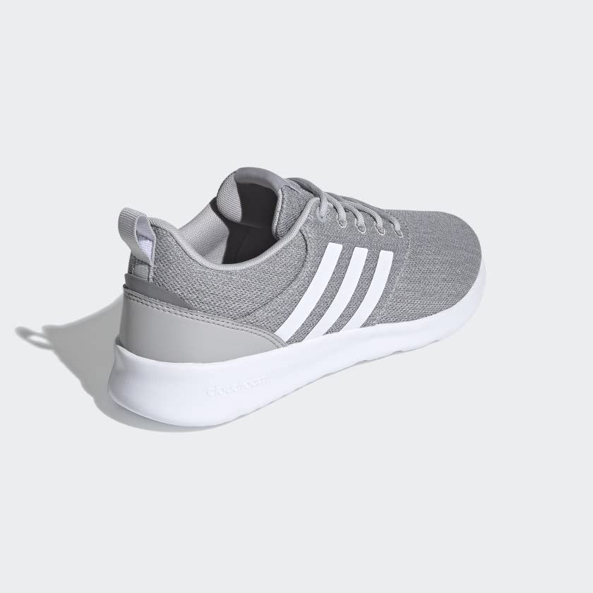 adidas Women's QT Racer 2.0 Running Shoe, Grey/White/Grey, 7.5