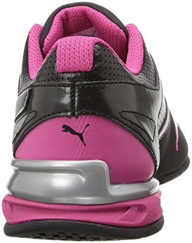 PUMA Women's Tazon 6 WN's fm Cross-Trainer Shoe, Black Silver/Beetroot Purple, 9.5 M US