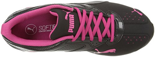 PUMA Women's Tazon 6 WN's fm Cross-Trainer Shoe, Black Silver/Beetroot Purple, 9.5 M US